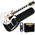 Pack Les Paul Custom Alpine White + Housse + DSL5C Combo + Câble Jack Mâle Mono Epiphone