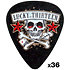L11R73 Lucky 13 Skull Dice 0,73 mm Sachet de 36 Dunlop