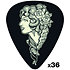 L17R60 Lucky 13 VoodooQueen 0,60 mm Sachet de 36 Dunlop