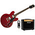 Pack ES-335 Cherry + DSL5C Combo + Câble Jack Mâle Mono Epiphone