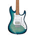 Pack AZ22S1F-TXB Standard Transparent Turquoise Burst + DSL5C Combo + Câble Jack Mâle Mono Ibanez