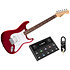 Pack Standard Stratocaster HSS LRL Candy Cola + Tone Master Pro + Câble Jack Mâle Mono Fender