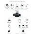 M07 V120 Kit de Suspension pour Enceinte Type 07 Isoacoustics