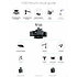 M30 V120 Kit de Suspension pour Enceinte Type 30 Isoacoustics