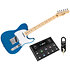 Pack Standard Telecaster MN Aqua Marine Metallic + Tone Master Pro + Câble Jack Mâle Fender