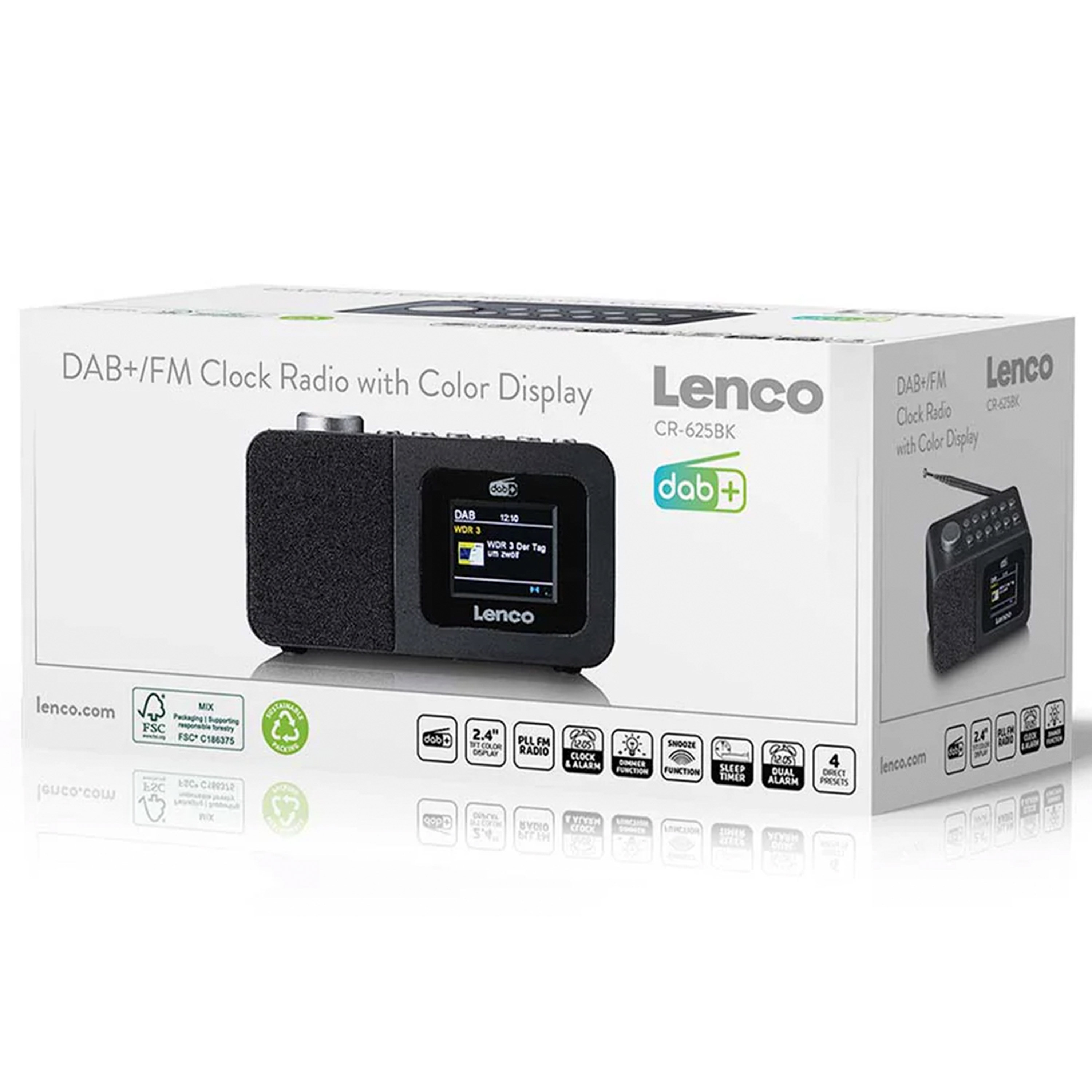 Lenco CR-12 Noir - Comparer Avec