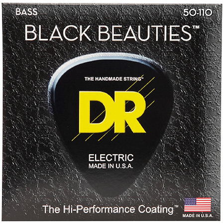 DR Strings Black Beauties Heavy 50-110