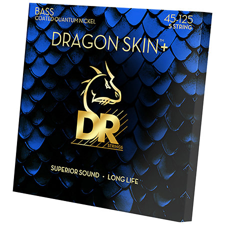 DR Strings Dragon Skin+ Quantum Nickel Light 45-125