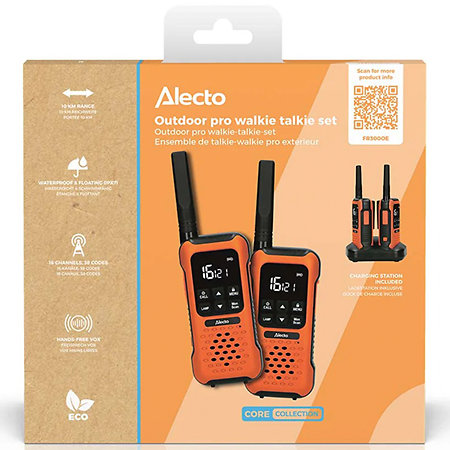 FR300OE Orange Noir (la paire) Alecto