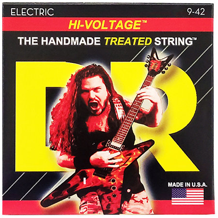 DR Strings Hi-Voltage Dimebag Darrell Light 9-42
