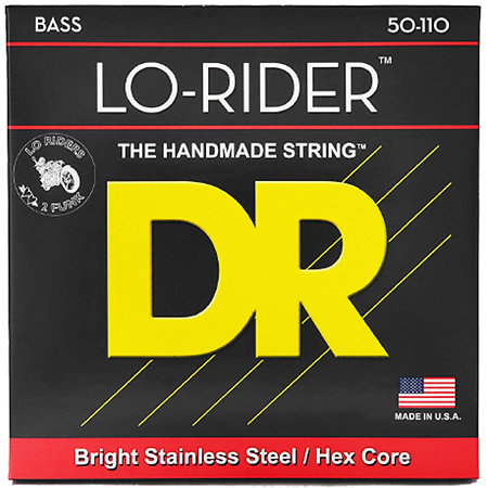 DR Strings Lo-Rider Stainless Steel Heavy 50-110
