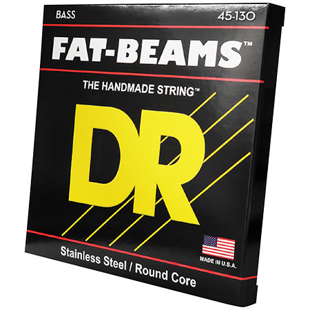 DR Strings Fat-Beam Stainless Steel Medium à Heavy 45-130