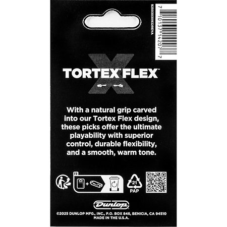 428XP050 Tortex Flex X Player 0.50 mm Sachet de 12 Dunlop