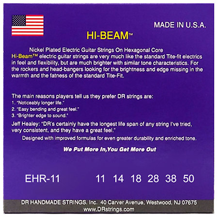 EHR-11 Hi-Beam Heavy 11-50 DR Strings