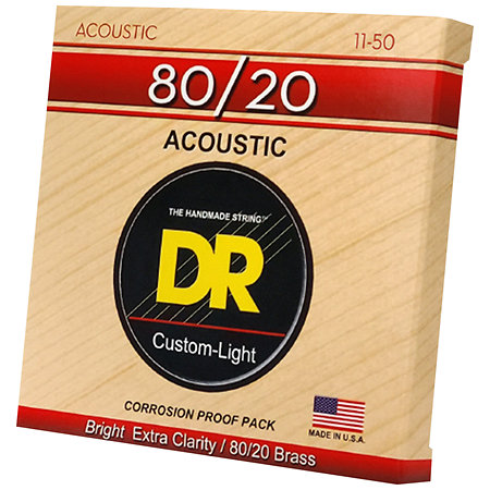 HA-11 Hi-Beam 80/20 Custom Light 11-50 DR Strings
