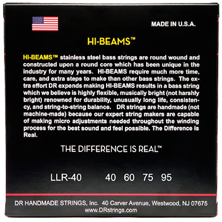 LLR-40 Hi-Beam Extra Light 40-95 DR Strings