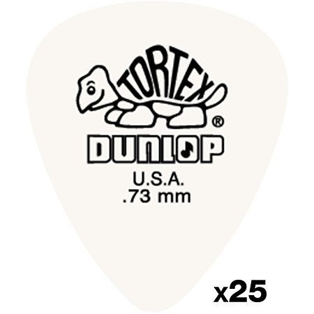 LAG PICK-73 Tortex White 0.73 mm Sachet de 25