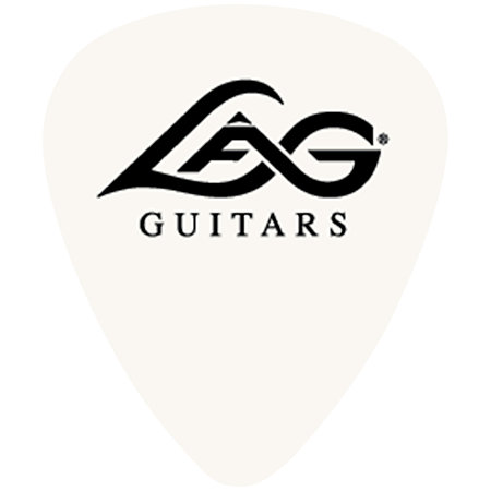 LAG PICK-88 Tortex White 0.88 mm Sachet de 25