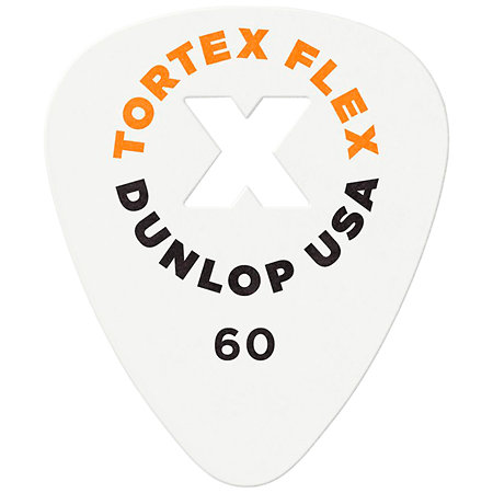 428XP060 Tortex Flex X Player 0.60 mm Sachet de 12 Dunlop