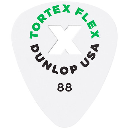 428XP088 Tortex Flex X Player 0.88 mm Sachet de 12 Dunlop