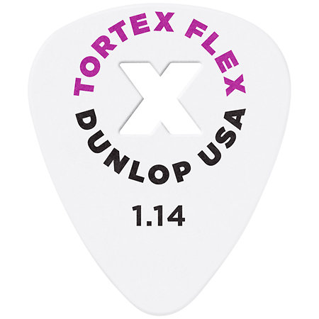 428XP114 Tortex Flex X Pick 1.14 mm Sachet de 12 Dunlop