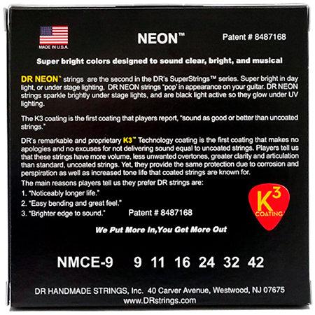 Hi-Def Neon Multi-color Light 9-42 DR Strings