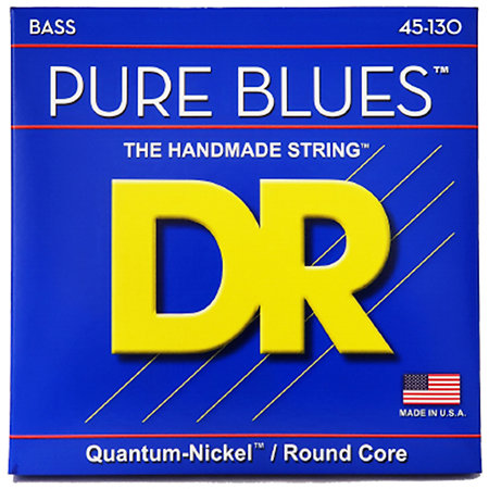 DR Strings Pure Blues Quantum Nickel Medium à Heavy 45-130