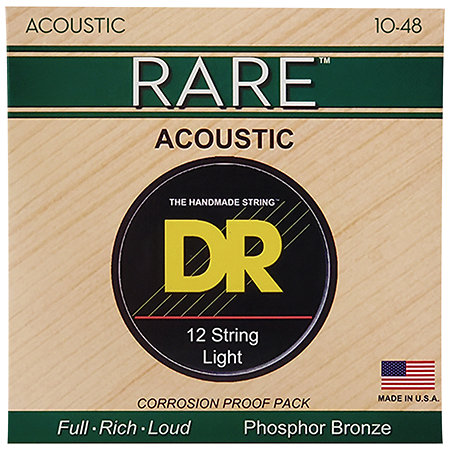 DR Strings Rare Phosphor Bronze Extra Light 10-48