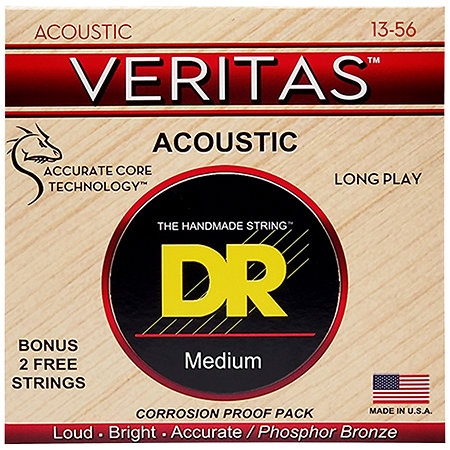DR Strings Veritas Acoustic Medium 13-56