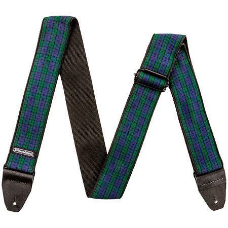 Dunlop D6731 Jacquard Black Watch Plaid Strap