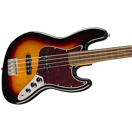 Classic Vibe 60s Jazz Bass Fretless 3 Color Sunburst Squier by FENDER