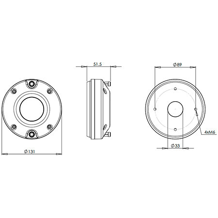 B&C Speakers DE910 8 Ohm Driver