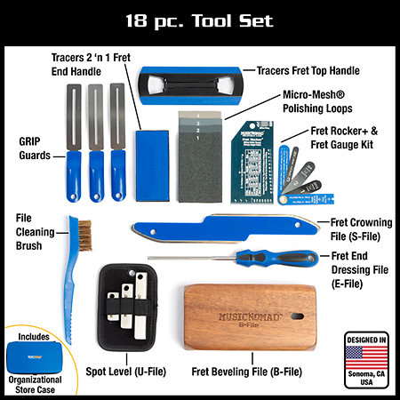 MN880 Guitar Tech Fret Tool Set MusicNomad