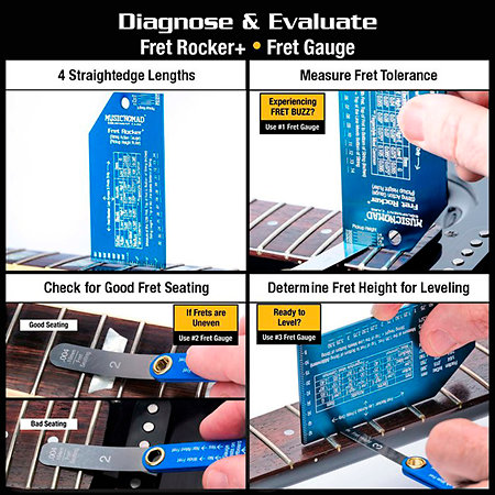 MN880 Guitar Tech Fret Tool Set MusicNomad