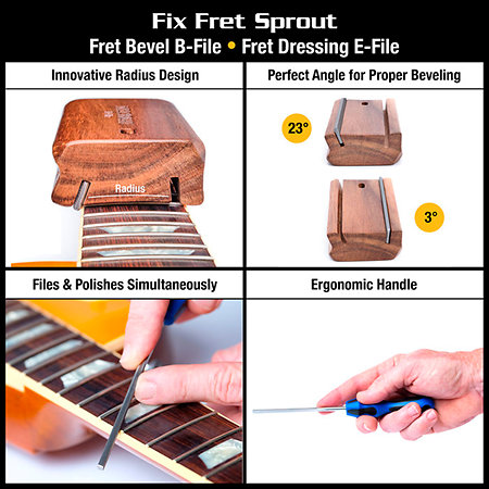 MN880 Guitar Tech Fret Tool Set MusicNomad
