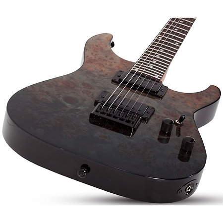 C-1 Standard Black Fade Burst Burl Schecter