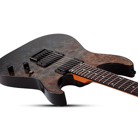 C-1 Standard Black Fade Burst Burl Schecter