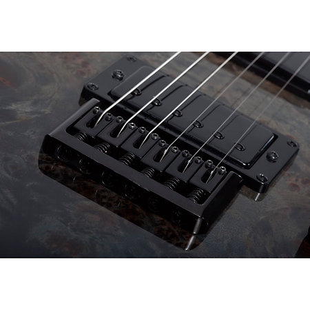 C-1 Standard Black Fade Burst Burl Schecter