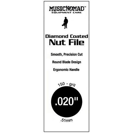MN653 Lime diamantée .020 pouces MusicNomad