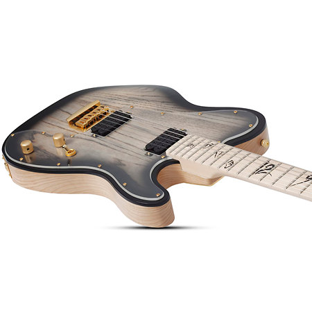 Meegs PT EX Charcoal Burst Schecter