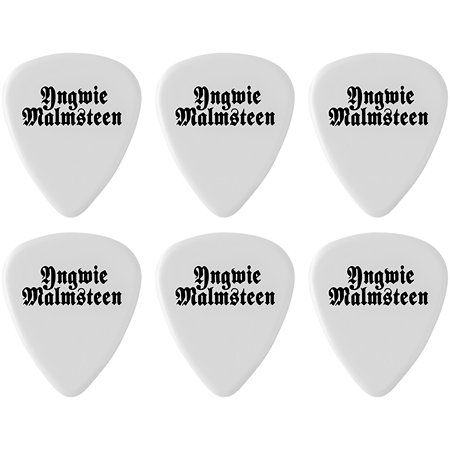 Dunlop YJMP01WH Yngwie Malmsteen Delrin 1.5 mm Sachet de 6