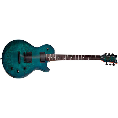Solo-II Standard Ocean Blue Burst Schecter
