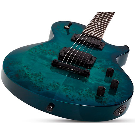Solo-II Standard Ocean Blue Burst Schecter