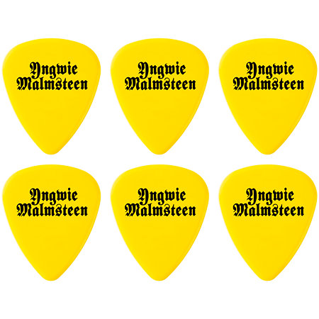 Dunlop YJMP03YL Yngwie Malmsteen Delrin 1.14 mm Sachet de 6