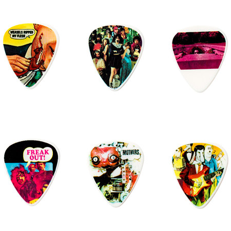 Dunlop ZAPPT01M Frank Zappa Yellow Medium Boîte de 6