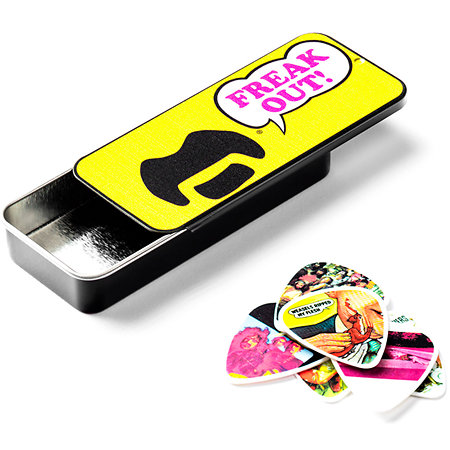 Dunlop ZAPPT01M Frank Zappa Yellow Medium Boîte de 6