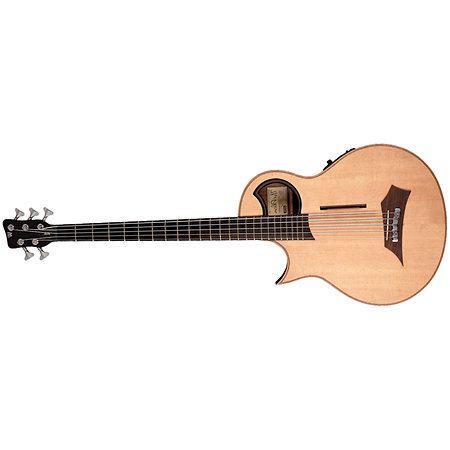 Alien Natural Satin 5 Cordes Gaucher Warwick