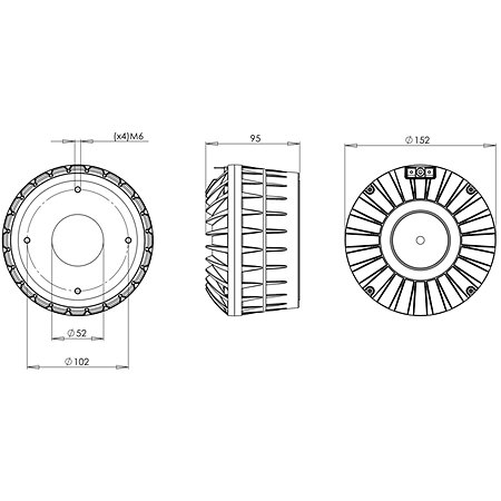 B&C Speakers DCM420 16 Ohm Driver