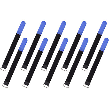 Rockboard Serre-câble 40 mm x 400 mm Pack de 10 Blue