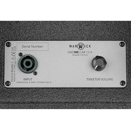 Baffle Gnome 15 pouces 300 Watt 4 Ohms Warwick